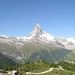 So könnte jeder Bergsteiger-Tag beginnen... Aussicht von Sunnegga zum Matterhorn
