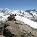 Gipfel Oberrothorn 3415m mit fantastischem Panorama