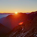 Sonnenaufgang auf dem Alpspitz