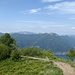 lago di Como con il Colmegnone lungo la cresta ovest