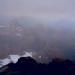 Gipfelaussicht zum Bös Fulen, kurz darauf versperrte dichter Nebel am Gipfel die Aussicht.