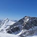 Am Gipfel: Im Vordergrund die Wechte, dahinter Eichham und weiter hinten die Lienzer Dolomiten.