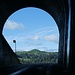 Ausblick aus dem Fritzeflue-Tunnel ...