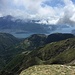 Al centro in basso l'Alpe Crichella