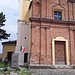 la chiesa di Vicomarino con lapide dedicata alla Madonna dei ciclisti....