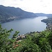 scendendo verso Carate Urio : panorama sul Lago di Como