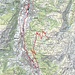 Route mit Bike: von Näfels hoch bis Mittelstafel <br />20 km mit 1200 HM