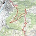 Route mit Bike: ab Mittelstafel runter nach Näfels<br />11,6 km mit 1173 HM 