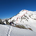 <b>Il percorso della discesa dal Pizzo Lucendro al Passo di Lucendro.</b>