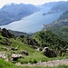 salendo verso il Monte Grona : panorama sul Lago di Como