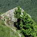 cresta tra il Monte Grona e la chiesetta di Sant'Amate : sentiero basso visto da quello alto