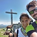 Io e Ale, selfie di vetta monte Colmegnone