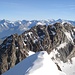 Gipfelschneefeld und Blick zum Fletschhorn