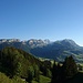 Schöne Aussicht vom Eggli zum Alpstein 