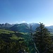 Schöne Aussicht auf Alpstein beim Forstegg