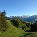 Schöne Aussicht vom Eggli zum Alpstein 