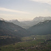 06.03.2007: Blick das Tal entlang zum Wilden Kaiser.