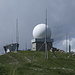 Seilbahn und Radarstation. 