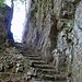 Eine der vielen Passage mit Treppen im Aufstieg zum Lago Alzasca.