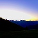 Morgendämmerung auf der Capanna Alzasca.