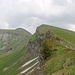On the west ridge towards the summit of Fidisberg.
