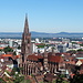 Blick auf das Münster von Freiburg