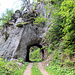 Tunnel sur le chemin Haselleen - Fiischtertellä.