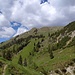 Durchblick aus dem Erzbachtal zur Südflanke des Älpelekopfs