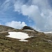 noch zeigt sich Blau über den beiden Gipfeln ...