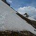 Schneefeldtraverse unterhalb des Schilts