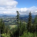 Blick vom Schöckl über Semriach ins Grazer Bergland