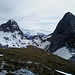 Blick vom Unteren Plattenkopf zu drei zuvor bestiegenen Gipfeln