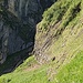Die zweite Steilstufe auf 1600 bis 1650 m habe ich in der Aufstiegsrichtung rechts bezwungen (im Vordergrund, T4). Weiter links ist es T5-T6, wie man hier recht deutlich sehen kann.