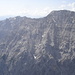 Großer Bettelwurf Nordwand;  völlig unscheinbar links davon die Walderkampspitze + Hohe Fürleg