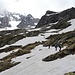 Passieren der letzten Schneefelder