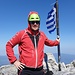 Obligatorisches Gipfelfoto, Mytikas 2919m höchster Punkt Griechenlands!