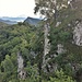 Il roccioso versante Nord del Chiusarella con il Poncione di Ganna sullo sfondo.