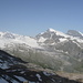 Blick Richtung Monte Rosa, Strahlhorn und Rimpfischhorn