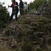 Die Felsen des Königstuhls bieten auch eine schöne Aussicht, aber auch eine kleine Kletterei.