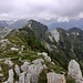 Panorama dal Pizzo Formalone 2063 mt e vista sulla dorsale da percorrere verso la Cima del Sassone 2085 mt.