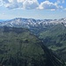 Gipfelblick zu Nebelhorn und Daumen