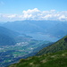 panorama sul lago di Como e bassa valtellina