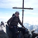 Jolanda am Lagginhorn-Gipfel