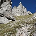 Aufstieg zwischen den Hüsern