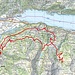 Route mit Bike 35 km mit je 1370 HM