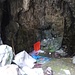 La grotta dell'Arca purtroppo ridotta ad un immondezzaio