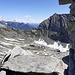Panorama di vetta verso Pizzo Diei e Cistella.