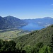 vista sul Piano di Magadino e il Lago Maggiore