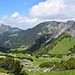 Der Sefensattel (im Rücken) ist erreicht. Ein letzter Blick zurück auf die heutige Tagestour mit dem Gipfelziel Aggenstein.