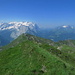 wunderschöne Sicht auf Berner Berge und unseren Startpunkt Planplatten.